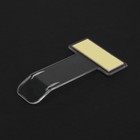 Зажим под лобовое стекло, 7.5×4 см, пластик, прозрачный - Фото 3