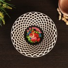 Сухарница "8 марта. Цветы. Вид 3", круглая, d=20 см - фото 59978202