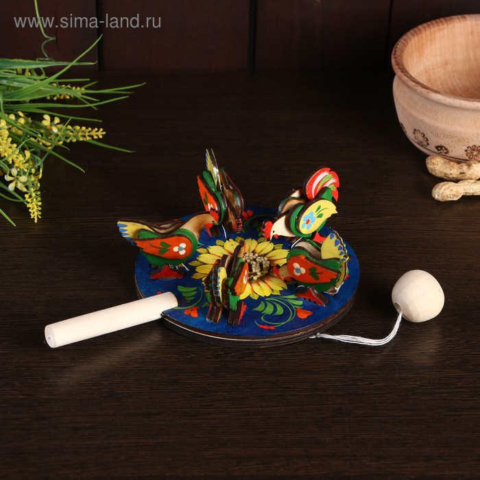 

Сувенир "Курицы клюющие", d=13 см микс