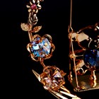 УЦЕНКА Сувенир с кристаллами  "Мишки на качелях" 14,4 х13,4 см - Фото 5