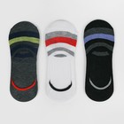 Набор мужских носков-невидимок MINAKU 3 пары, размер 40-41 (27 см) - фото 8956478