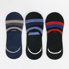Набор мужских носков-невидимок MINAKU 3 пары, размер 40-41 (27 см) - фото 8956482