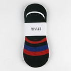 Набор мужских носков-невидимок MINAKU 3 пары, размер 40-41 (27 см) - Фото 4