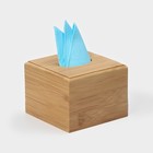 Салфетница Доляна «Комфорт», 12×9 см, бамбук - Фото 3