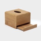 Салфетница Доляна «Комфорт», 12×9 см, бамбук - Фото 6