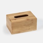 Салфетница Доляна «Комфорт», 17×11×9 см, бамбук - Фото 5