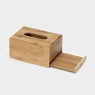 Салфетница Доляна «Комфорт», 17×11×9 см, бамбук - Фото 7