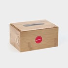 Салфетница Доляна «Комфорт», 17×11×9 см, бамбук - Фото 10