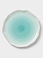 Тарелка пирожковая Доляна «Млечный путь», d=19 см, фарфор, бирюзовая - Фото 7