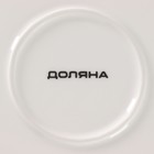 Тарелка фарфоровая обеденная Доляна «Млечный путь», d=25 см, цвет бирюзовый - Фото 5