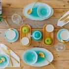 Блюдо Доляна «Млечный путь», 29.5×17.5 см, фарфор, бирюзовое - Фото 7