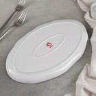 Блюдо фарфоровое Доляна «Млечный путь», 29,5×17,5 см, цвет розовый - Фото 3