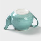 Чайник фарфоровый заварочный Доляна «Млечный путь», 900 мл, цвет бирюзовый - Фото 7