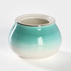 Сахарница Доляна «Млечный путь», 330 мл, с ложкой, фарфор, бирюзовая - Фото 5