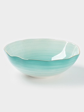 Салатник Доляна «Млечный путь», 1.4 л, d=22 см, фарфор, бирюзовый