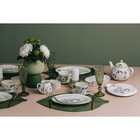 Блюдо сервировочное Доляна «Зелёный сад», 22.5×12×1.7 см, фарфор, белое - Фото 4