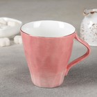 Кружка фарфоровая Доляна «Млечный путь», 300 мл, цвет розовый - Фото 1