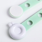 Блокиратор для дверей и ящиков Крошка Я, универсальные, гибкие, 2 шт., бирюзовый - Фото 4