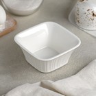 Форма для выпечки из жаропрочной керамики Доляна «Маффин», 11×5 см, цвет белый - Фото 1
