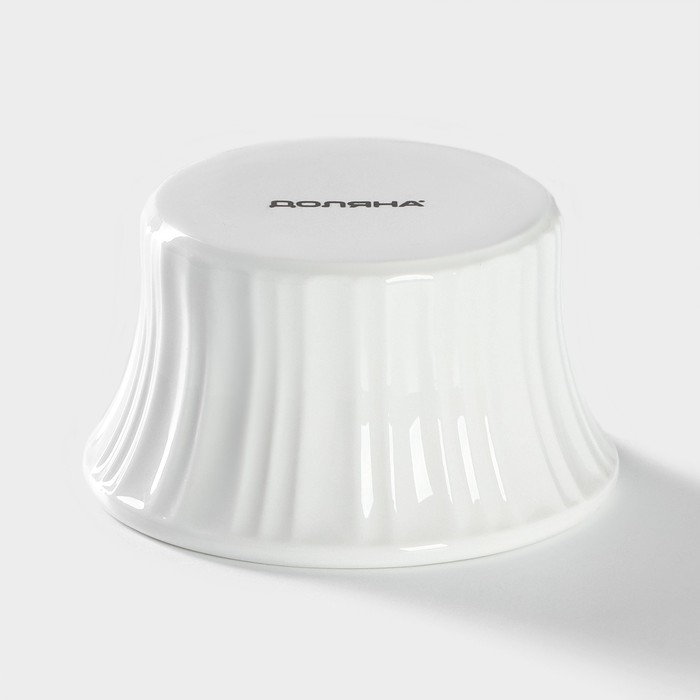 Рамекин из жаропрочной керамики Доляна «Маффин», 150 мл, d=8,7 см, цвет белый - фото 1908541492