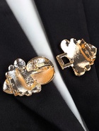 Зажим для кардигана «Восток», цвет коричневый в золоте 4690006