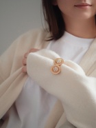 Зажим для кардигана «Круги», цвет белый в золоте - Фото 7