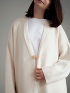 Зажим для кардигана «Круги», цвет белый в золоте - Фото 4