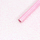 Пленка для цветов "Мошка", розовая, 0,7 х 7,6 м, 40 мкм, 200 г - фото 319983508