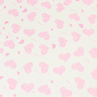 Пленка для цветов "Сердца - Любовь это...", розовая, 0,7 х 7,6 м, 40 мкм, 200 г - фото 8662288