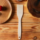 Лопатка кухонная «Берёза ЛЮКС», дерево, 24.5×4.5×0.4 см - Фото 2