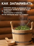 Веник для бани «Богатырский», берёзовый, «Добропаровъ» (комплект 20 шт) - фото 62081271