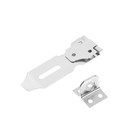 Накладка с проушиной для навесного замка, 75 мм, нержавеющая сталь - Фото 3