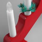 УЦЕНКА Светодиодная фигура «Рождественская горка» 39×29×4.5 см, дерево, 220 В, свечение тёплое белое - Фото 4