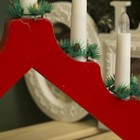 УЦЕНКА Светодиодная фигура «Рождественская горка» 39×29×4.5 см, дерево, 220 В, свечение тёплое белое - Фото 5