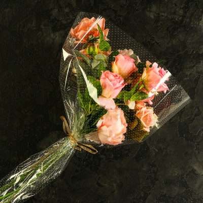 Пакет для цветов конус "Гладиолус", 52 х 80 см