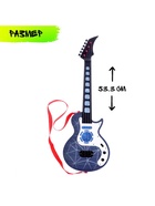 Гитара «Рок-гитарист», световые, звуковые эффекты, работает от батареек - Фото 2