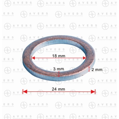 Прокладка пробки поддона Toyota 9043018008