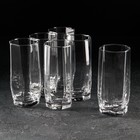 Набор высоких стеклянных стаканов Hisar, 330 мл, 6 шт - фото 4537151