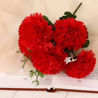 Букет искусственный «Пышная гвоздика», h=30 см, МИКС