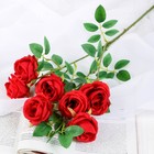Цветы искусственные "Роза Септима" 5х65 см, красный - фото 318298806