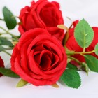 Цветы искусственные "Роза Септима" 5х65 см, красный - фото 7892968