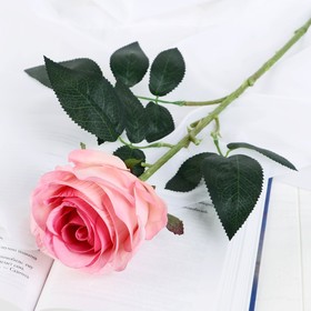 Цветок искусственный "Роза Летисия" 7х64 см, розовый микс