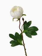 Цветок искусственный "Пышный пион" 7х47 см белый - фото 809131768
