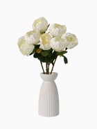 Цветок искусственный "Пышный пион" 7х47 см белый - фото 809189071