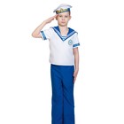 Карнавальный костюм «Морячок», детский, р. М, рост 128-134 см - фото 4734399