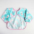 Нагрудник-рубашка для кормления «Единороги» непромокаемый на липучке, с карманом - Фото 2