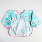 Нагрудник-рубашка для кормления «Единороги» непромокаемый на липучке, с карманом - Фото 3