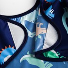 Нагрудник-рубашка для кормления M&B «Динозавры» непромокаемый на липучке, с карманом - Фото 3