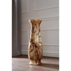 Ваза керамическая "Мэри", напольная, мраморная кора, коричневая, 70 см, авторская работа - Фото 1