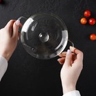 Кастрюля Magistro «Лия», 1.450 л, 16.5×16 см, жаропрочное стекло, прозрачная - Фото 5